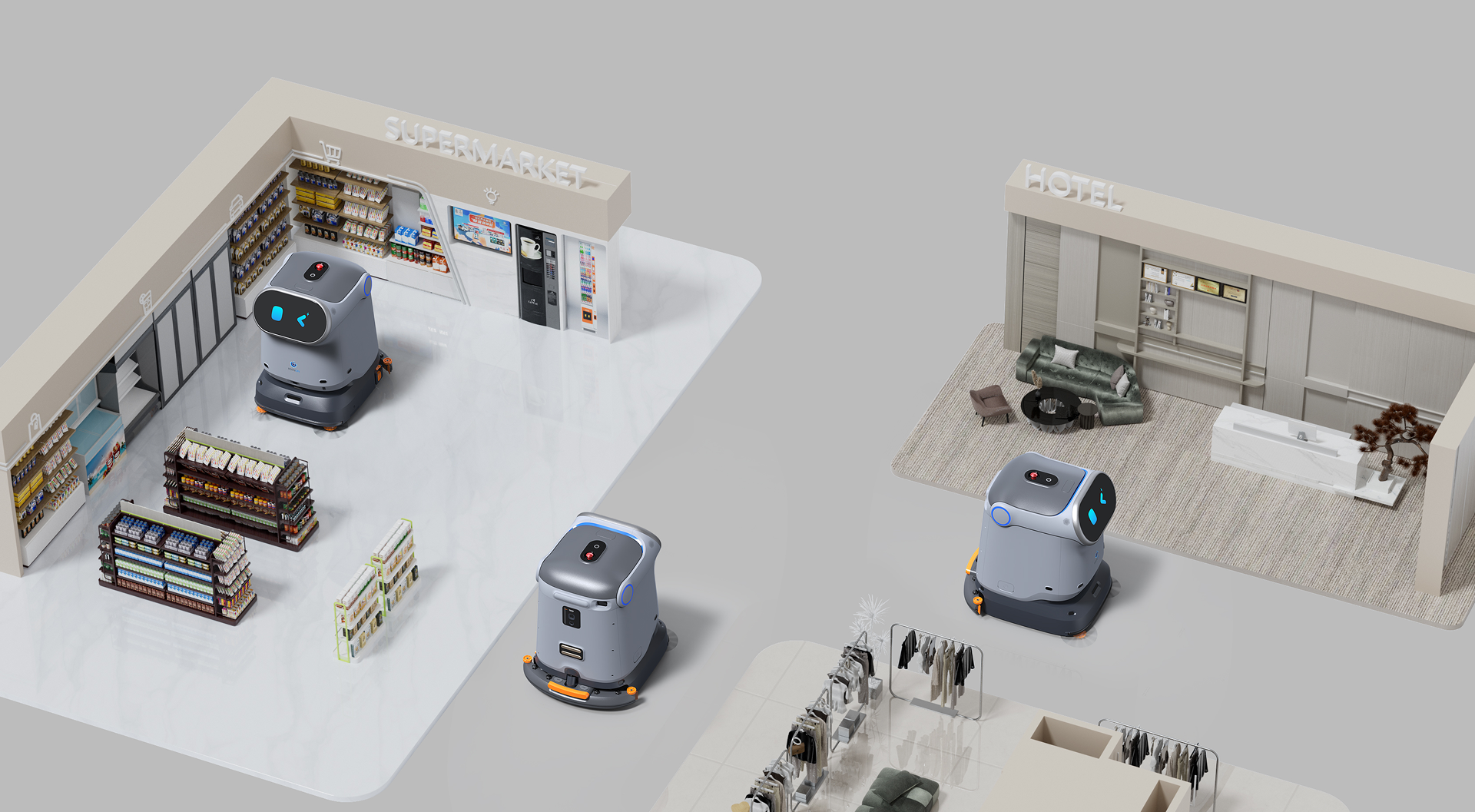 KLEENBOT C40 in operation